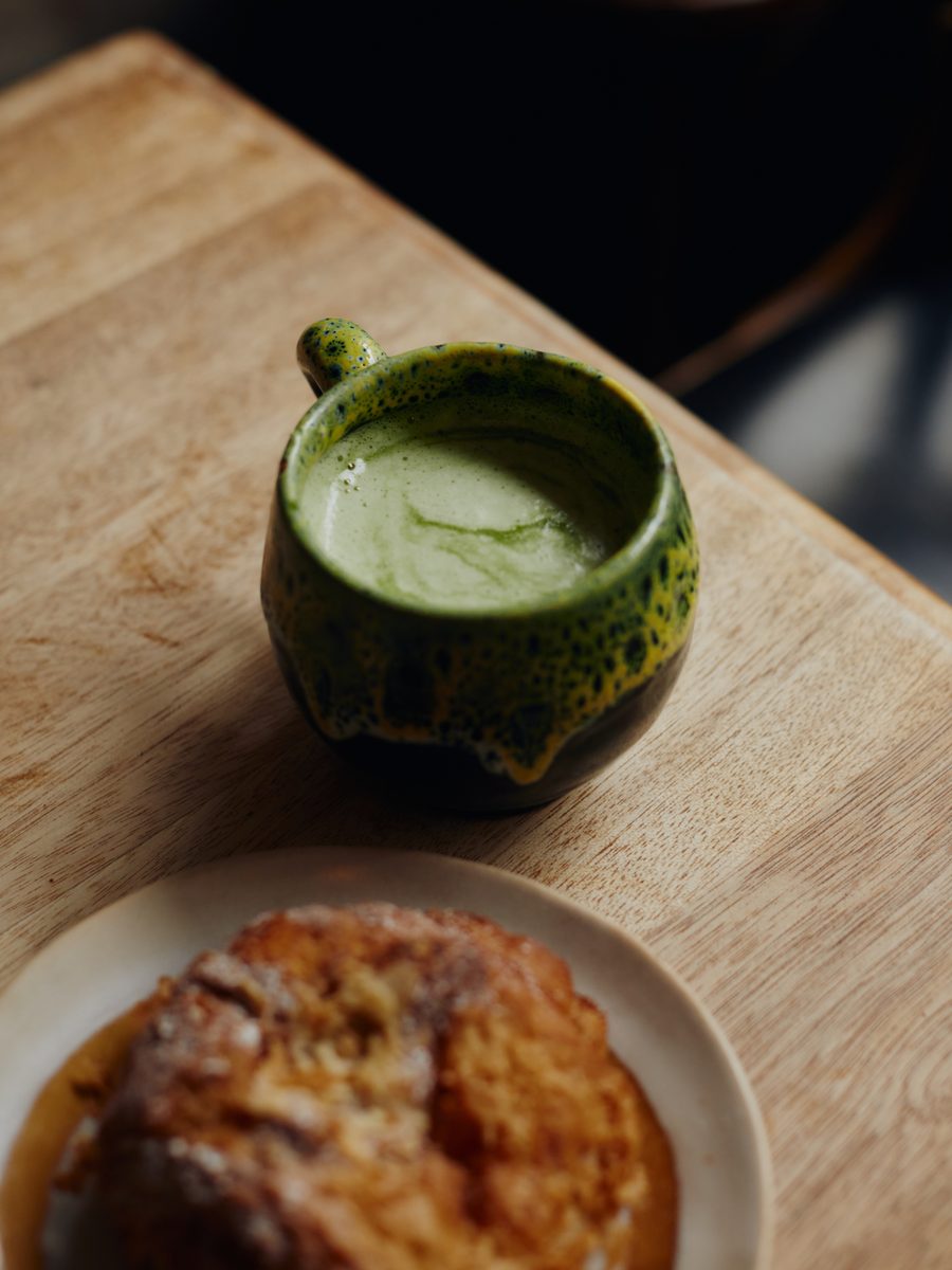Bol à matcha en céramique faite main